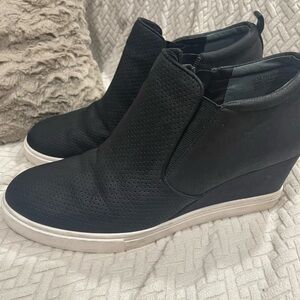 Caslon Black Wedge Sneakers